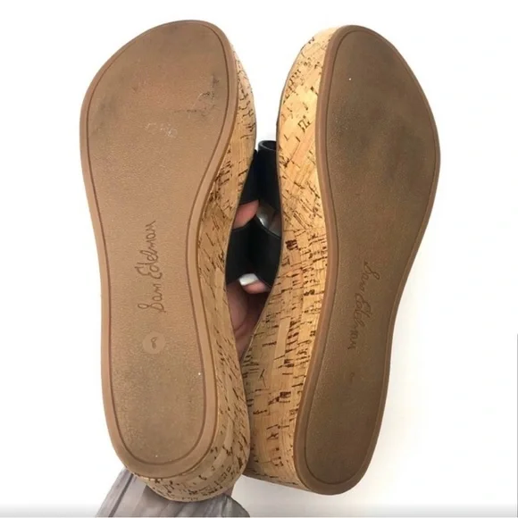 🪴HP! Sam Edelman Regis Cork Sandal Sz 8 - Picture 6 of 7